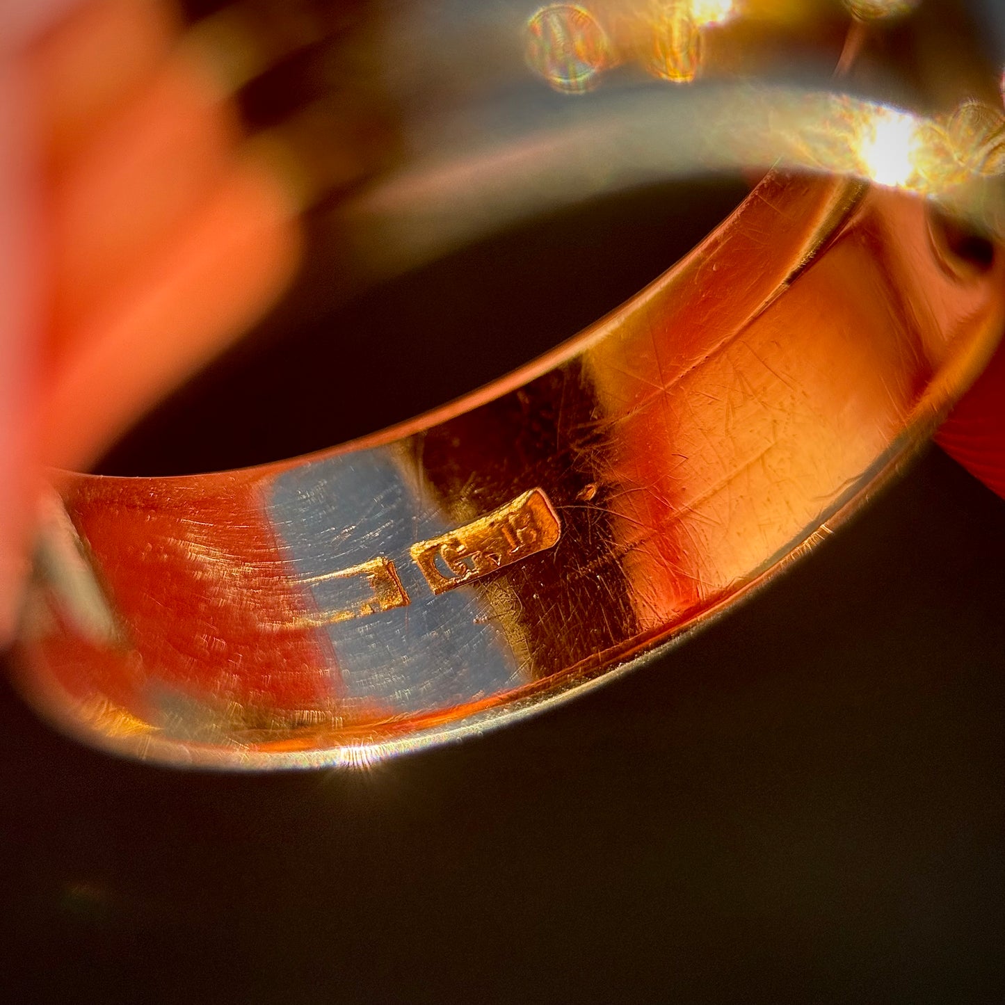 *Reserved on Layaway payment 2* 18ct gold antique old cut diamond & ruby double headed snake ring