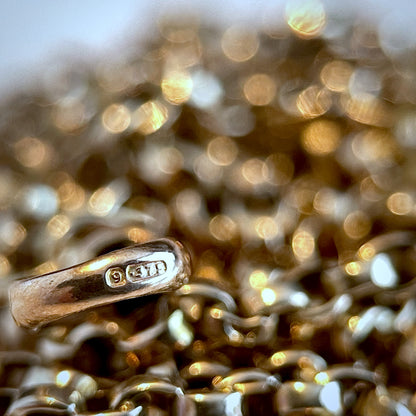 Antique 9CT Rose Gold Belcher Long Guard Watch Muff Chain 32" Dog Clip 14.7g