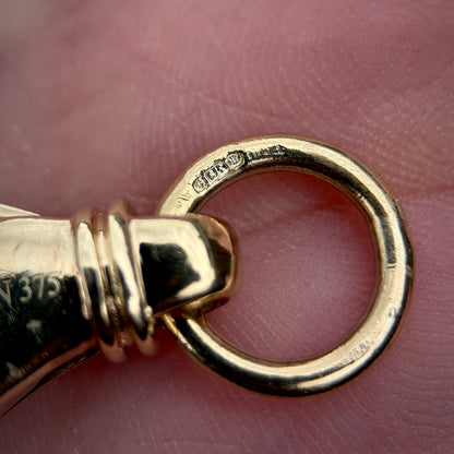 9ct yellow Gold XL Giant lobster claw pendant findings 5.7 grams large heavy